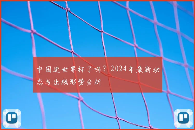 中国进世界杯了吗？2024年最新动态与出线形势分析