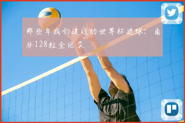 那些年我们追过的世界杯进球：南非128粒全记录