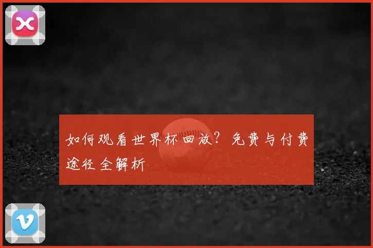 如何观看世界杯回放？免费与付费途径全解析